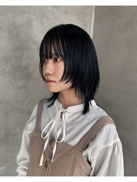 テトヘアー(teto hair) ウルフ 前髪パッツン