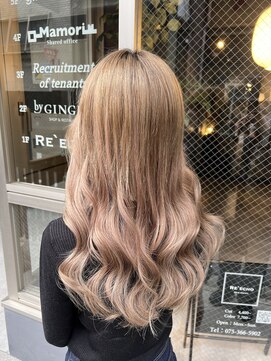 リエコー(RE'ECHO) ホワイトベージュエクステ