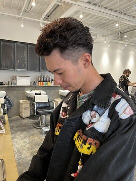 ニーナ(NINA) 宮城リョータ風フェードパーマスタイル