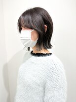 アンリ(Anli)&nbsp;【Anli☆岩瀬萌】切りっぱなしボブ ニュアンスヘア グレージュ