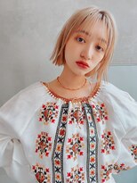 テイラー(Taylor) 【Taylor 大宮】ミルクティーベージュ×切りっぱなしボブ