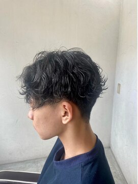 メンズカット バイ ソイクフ(メンズカット by SOY-KUFU) MEN'SHAIRアッシュブラックベリーショートダークアッシュ