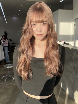 ノートエートル 西金沢(Nought etre) 10代20代韓国ブリーチハイトーンデザインカラーレイヤーカット