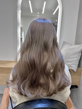 ジーナ 船橋(Zina) 髪質改善*ロングレイヤーグレーベージュ*美髪【Zina船橋】