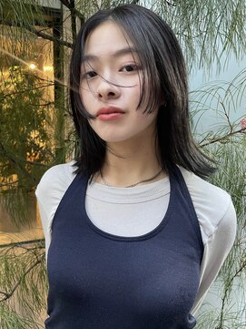 ノラギンザユー(NORA GINZA/U) 顔まわりカットステップカットボブグレージュ