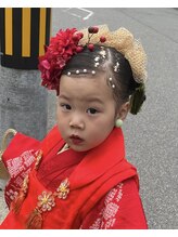 ブーケ(bouquet) 七五三ヘアアレンジ ３歳