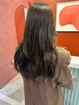 ローレンジウ(LOREN JU)&nbsp;透明感髪質改善ベージュダブルカラーミルクティーグレージュ