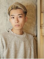 ダグラスヘア フォーシーム 三重 四日市(Douglas hair FOUR SEAM)&nbsp;【バーバースタイル】7:3分け金髪フェードカット