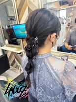 ラグズ 茅ヶ崎(LAGUZ)&nbsp;【ヘアセット】 下め編みおろしヘア /茅ヶ崎ヘアセット/早朝