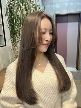 ナインスフロア(9NINTH FLOOR) 大人可愛いミルクティーベージュ/透明感カラー/ブリーチ無し