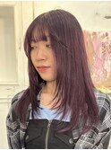 顔まわりレイヤーカットくびれミディ韓国レイヤーショート上乃裏
