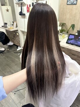 リフラス(Reflus.) 【extension】ナチュラルブラウン×ハイライト