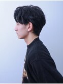ラフニュアンスなショートセンターパート@20代30代40代