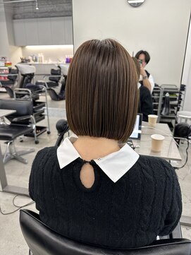 クレア 上大岡(CREA) 白髪ぼかしハイライト縮毛矯正ダブルカラー髪質改善30代40代50代