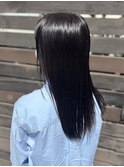 ツヤ＋ナチュラルストレート