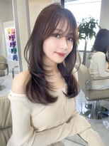 ノエラ(NOELA) 韓国レイヤー/韓国風/顔周り/前髪/髪質改善/レイヤーカット