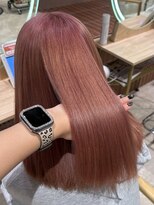 ヘアーアンドメイク ビス(HAIR&MAKE bis)&nbsp;ふわ甘コーラルピンク(ブリーチあり)【ココネ】