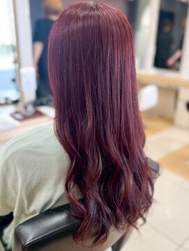 ヘアークリアー 春日部 おしゃれな大人のピンクカラー ピンクパープル