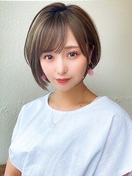 エイミーバイアフロートザガーデン 浦和店(amie by afloat the garden) 似合わせカット/ダークアッシュ/大人ガーリー／ショート