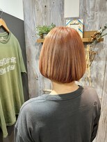 ウッドストック(Wood Stock)&nbsp;お洒落ブリーチカラーボブ♪