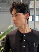 トリッカバルコニー ハヤマ(tricca Balcony Hayama) メンズショート/センターパート/ナチュラル/暗髪カラー