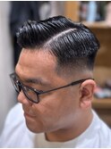 スキンフェードツーブロック刈り上げジェットモヒカンマンバン