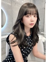 エヌアイ オモテサンドウ(ni omotesando)&nbsp;上品韓国◇暗め透明感ショコラグレージュ顔周りレイヤーカット