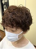 くるくるショートパーマ