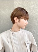 ナチュラルショート/ショートボブ/韓国/顔周り/20代30代40代50代