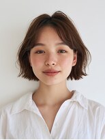 ロディーナ 大口 新子安(rodina) ダークパープル/ナチュラルショート/ミルクブラウン/夏/大口子安
