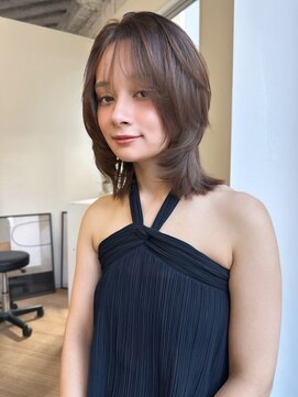 ピープスアンドスー 表参道 渋谷(Peeps&Suu.) 海外風レイヤー レイヤーボブ 透明感カラー 渋谷 表参道