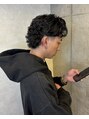 オールマンバーバーショップ 流山おおたかの森(Allman Barbershop)&nbsp;襟足ありのスパイラルパーマです！大人の色気がでておすすめです