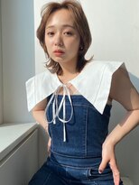 ケイリー(KAYLEE)&nbsp;ボブ×ブリーチなしベージュ