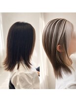 カットカットカットヴェンティ(Cut!Cut!Cut!VENTI)&nbsp;フェイスフレーミング×ライトグレージュ