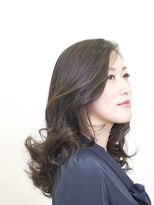 あだち美容室 アンフローリア(en fleurir)&nbsp;艶カラー☆セミロング