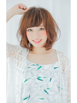 ロンド 銀座(Lond) 【Ｌｏｎｄ】小顔になれるふわっとミディアム☆