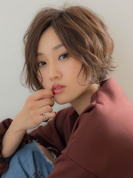 トーン 堺北野田店(tone.) 大人かわいい無造作エアリーショートボブ