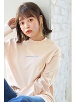 ジョエミバイアンアミ(joemi by Un ami) 《joemi 新宿∞》簡単スタイリング切りっぱなし外はねボブ 近江