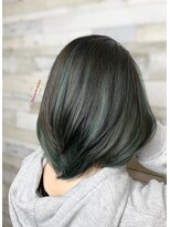 サラ キョウゴク トウキョウ(SALA KYOGOKU TOKYO)&nbsp;KGカラー。筋感を難しいターコイズで。