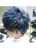 トレンドメンズカット×オーシャンブルー