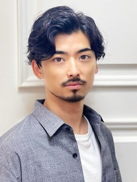 シェア 梅田 バイ ケーツー(SHARE 梅田 by k-two) スタイリング簡単!!メンズヘア/スパイラルパーマ/30代/40代/50代