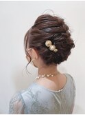 お呼ばれヘアセット