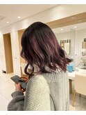 ピンク系グラデーションカラー《韓国風》【洋光台美容室】
