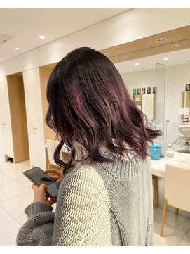 ケンジ 洋光台(KENJE) ピンク系グラデーションカラー《韓国風》【洋光台美容室】