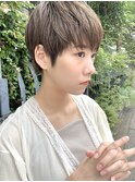 【CROP】ショートヘア×グレージュカラー×ブリーチなし