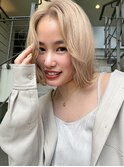 ケアブリーチダブルカラー×レッドブラウン【心斎橋】