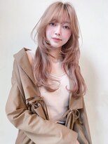 カナン 銀座(CANAAN)&nbsp;ふんわりピンクベージュ×ハイレイヤーカット