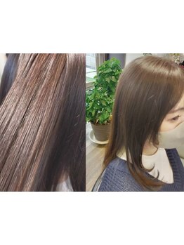 岡山でも希少なノンジアミンカラーの取り扱い◎頭皮と髪に優しいのに、理想の色味を叶えてくれる♪