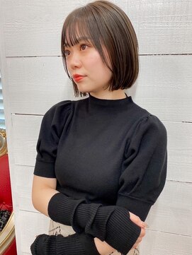 ユイマァル 岡山店(YUIMARL) 【韓国】ショート×チョコレートブラウン