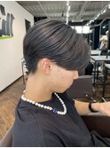 黒髪センターパート